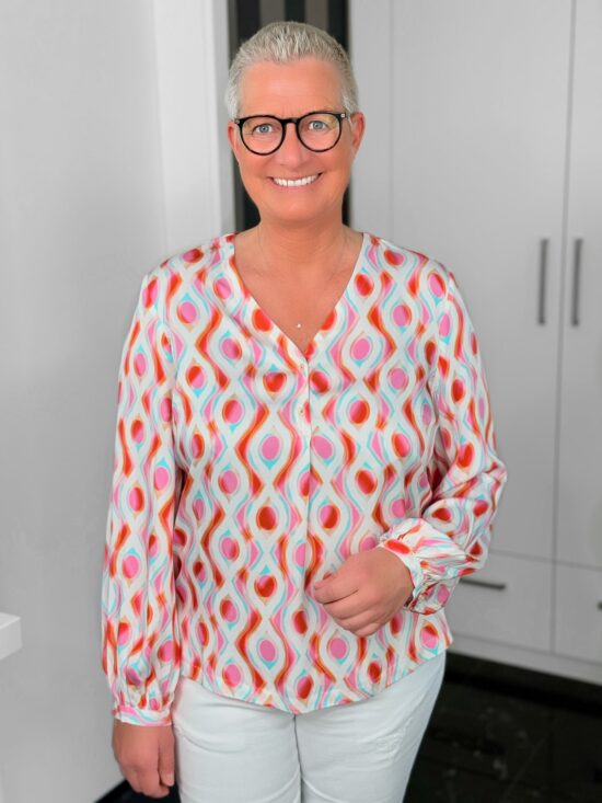 Emily Van Den Bergh - Bluse Ethno / weiß-multicolour