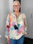 Emily Van Den Bergh - Tunika Aquarell Flowers / sand-multicolour