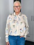 Emily Van Den Bergh - Hemdbluse Cats / sand-multicolour