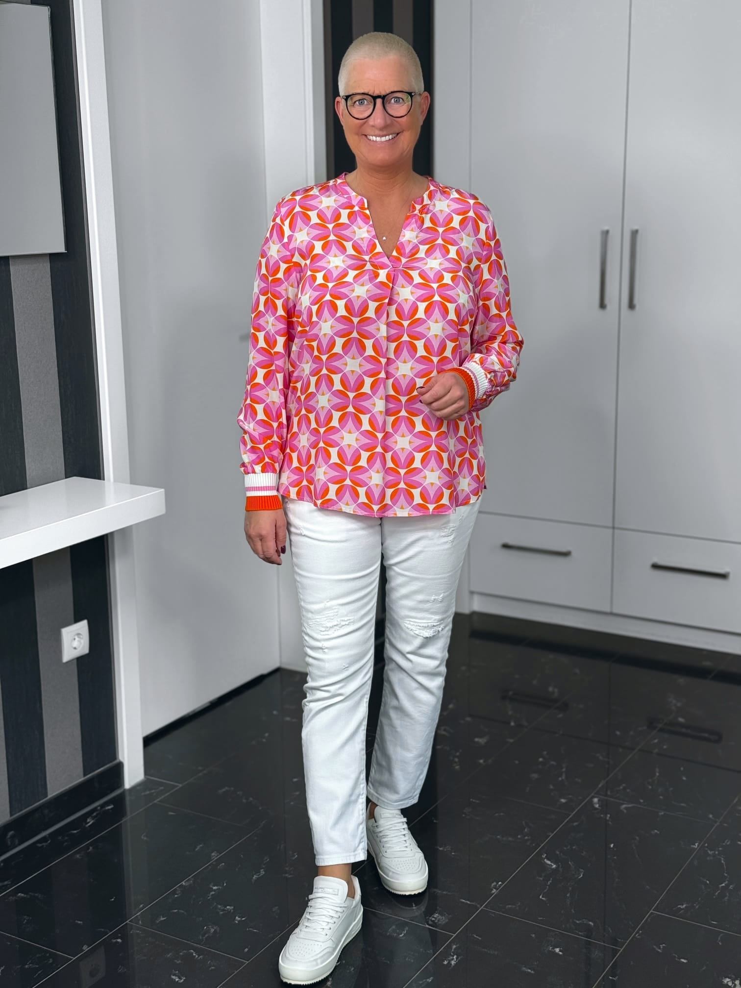 Emily van den Bergh-Bluse-8837-154520-190-4 Emily van den Bergh Bluse Retro in rosé-pink – Ansicht 4