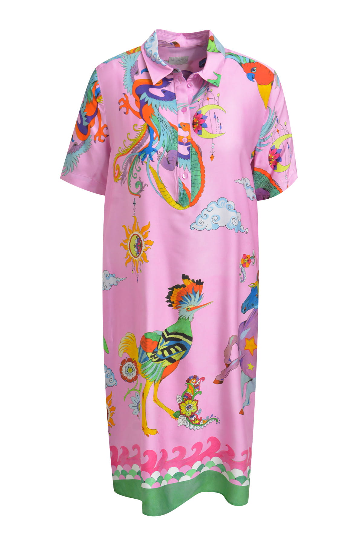 Milano Italy-Kleid-62-6527-1348 Milano Italy Kleid Fantasy in pink-multicolour – Ansicht 6