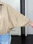 Blouson Café au Lait beige – Vorderansicht
