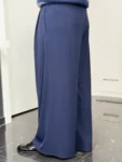 Marlenehose Easy Chic navy – Vorderansicht