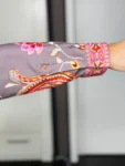 Emily van den Bergh Tunikabluse Paisley Dusk in taupe-multicolour, Vorderansicht